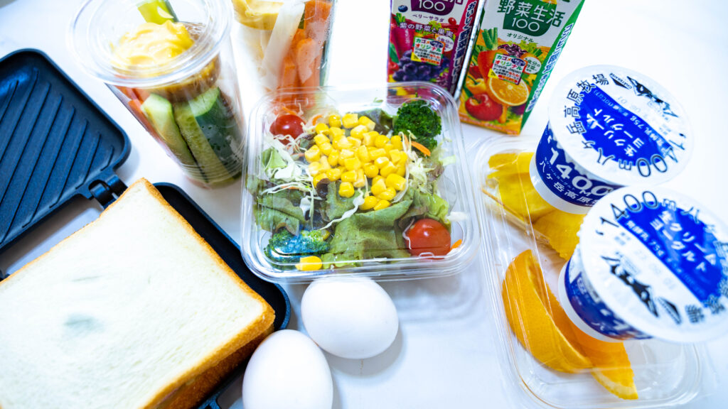 ＋1650円/人（大人子供同金額）で栄養バランスが取れる朝食が注文できます。